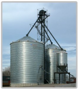 Stiffened Grain Bin System